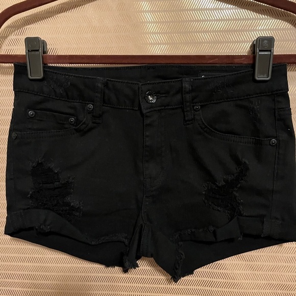 SPECIAL A~DISTRESSED ~SHORT SHORTS~ M - Picture 3 of 6